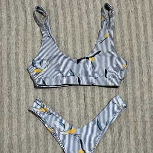 Bird stripe bikini